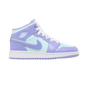 Nike Air Jordan 1 Mid (GS) Purple Pulse